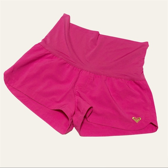 Roxy Comfy Foldover Waist Beach Shorts - Picture 2 of 11